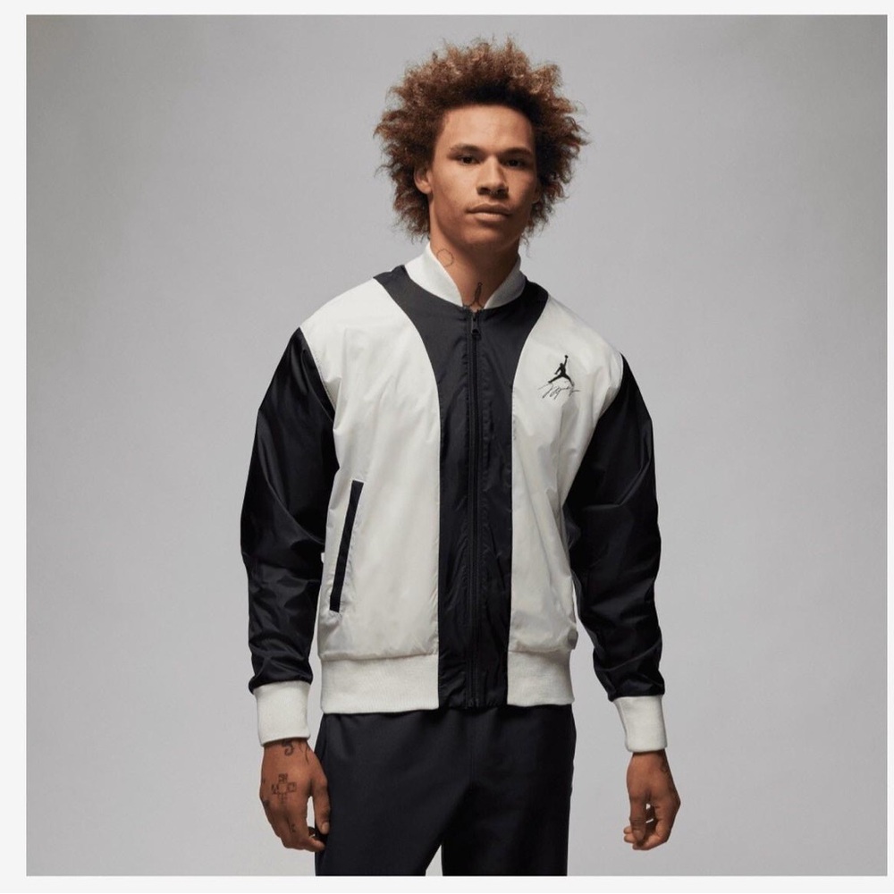 Vintage retro Jordan waterproof bomber varsity jacket